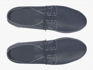 mens classic shoes 10 3D Модель
