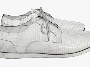 mens classic shoes 10 3D Модель