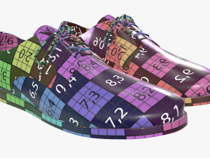 mens classic shoes 10 3D Модель