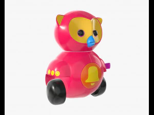 zabawka sowa 02 Model 3D
