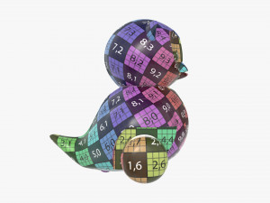 owl toy 02 3D Model