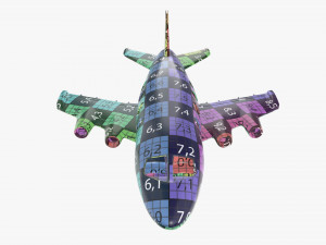 plane toy 3D 模型