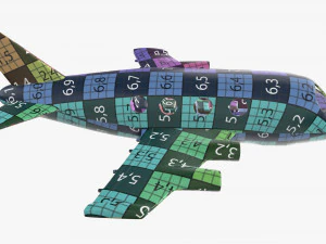 zabawka samolot Model 3D