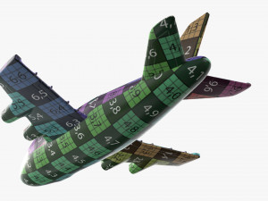 plane toy 3D 模型