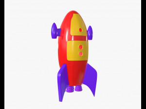 rocket toy 3D-Modell