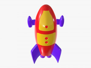 rocket toy Model 3D