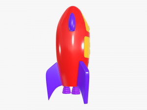 rocket toy Model 3D
