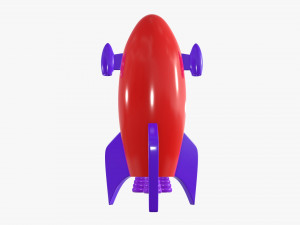 rocket toy Model 3D