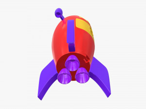 rocket toy Model 3D