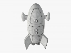 rocket toy Model 3D