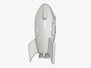 rocket toy Model 3D