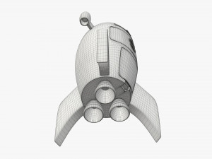 rocket toy Model 3D