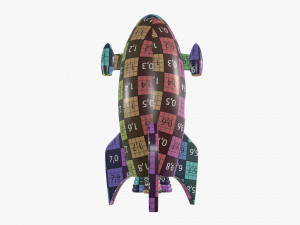 rocket toy Model 3D