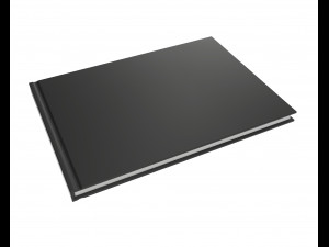 album closed size a5 Modelo 3D