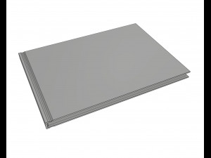 album closed size a5 Modelo 3D
