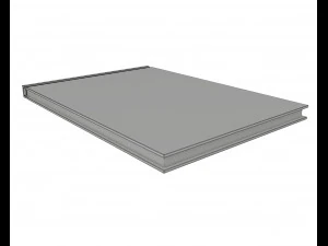 album closed size a5 3D Model