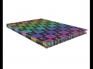 album closed size a5 Modelo 3D