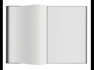 album opened size a4 01 3D Model