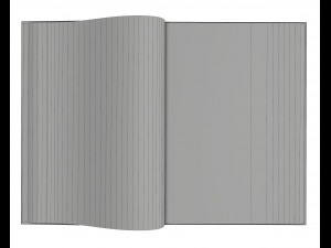 album opened size a4 01 3D Model