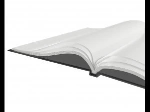 album opened size a4 02 3D Model