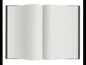 album opened size a4 02 3D Model