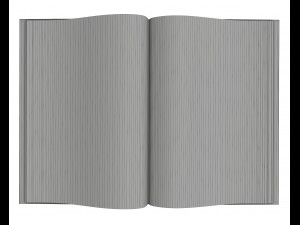 album opened size a4 02 Modello 3D