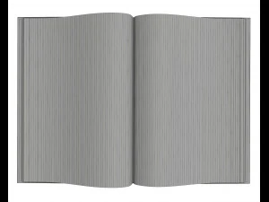album opened size a4 02 3D Model