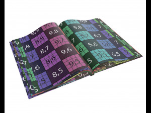 album opened size a4 02 Modello 3D