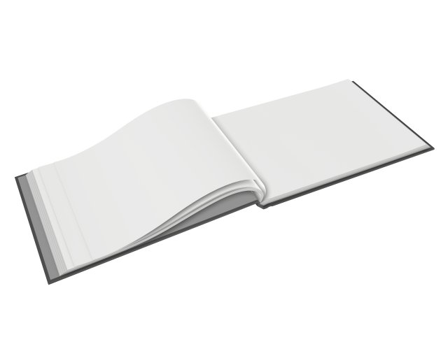 album opened size a5 01 3D Model .c4d .max .obj .3ds .fbx .stl .blend 