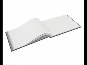 album opened size a5 01 3D Model