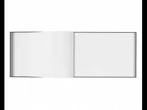 album opened size a5 01 3D Model