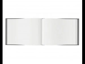 album opened size a5 02 3D Model