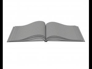 album opened size a5 02 3D Model