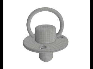 boneco de beb&ecirc; Modelo 3D