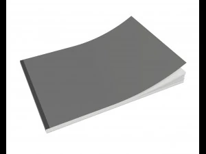 brochure gesloten formaat a5 02 3D Model