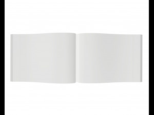 brochure opened size a5 01 3D Модель