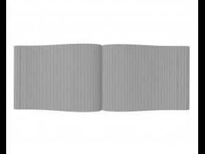 brochure opened size a5 01 3D Модель
