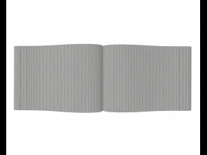 brochure opened size a5 01 3D Model