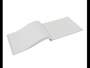 brochure opened size a5 02 3D Model