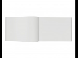 brochure opened size a5 02 3D-Modell