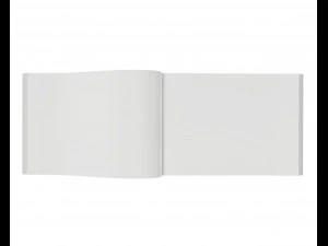 brochure opened size a5 02 3D Model