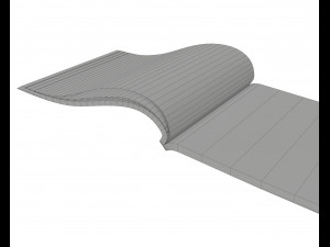 brochure opened size a5 02 3D-Modell