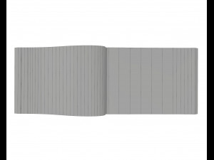 brochure opened size a5 02 3D-Modell