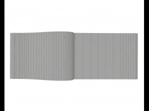 brochure opened size a5 02 3D Model