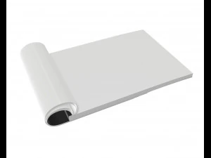 Брошюра в открытом виде, размер А5 03 3D Модель