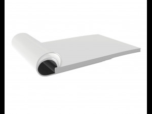 brochure opened size a5 03 Model 3D