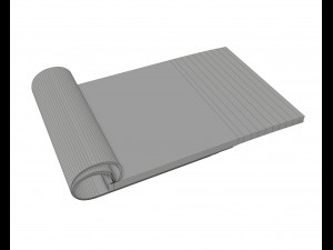 brochure opened size a5 03 Model 3D