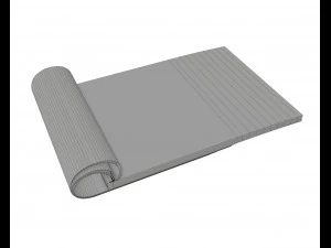 brochure opened size a5 03 3D Model