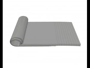 brochure opened size a5 03 3D Model