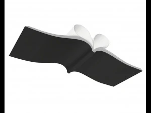 brochure opened size a5 04 3D Model